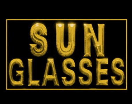 Sun Glasses LED Neon Sign